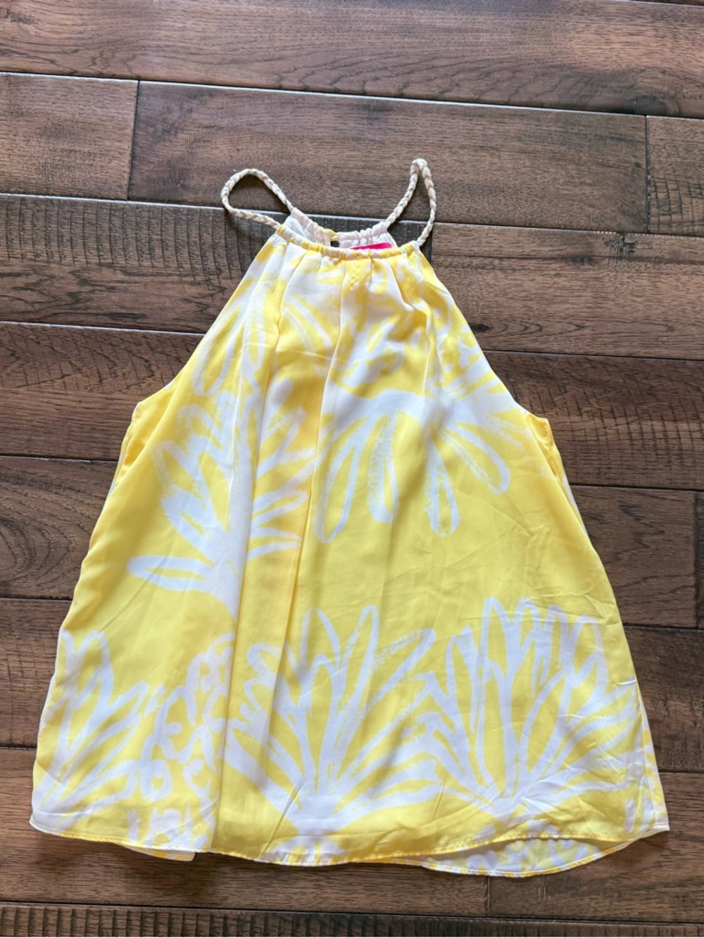 Lilly Pulitzer for Target Women’s Yellow & White Floral Halter Tank